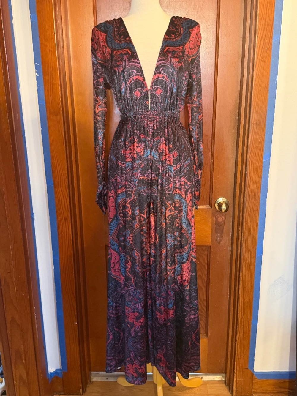 Free People Velvet Jumpsuit